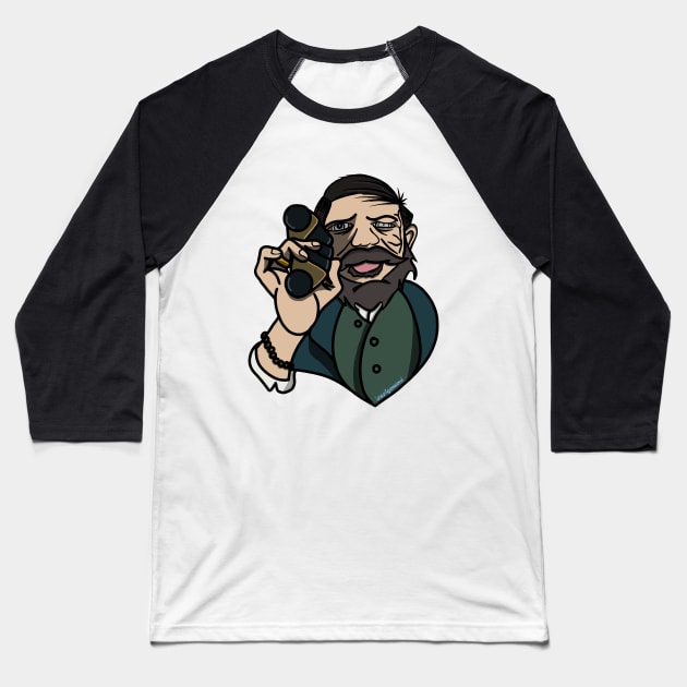 Alfie Solomons Look a Ship Baseball T-Shirt by iseasilyamused